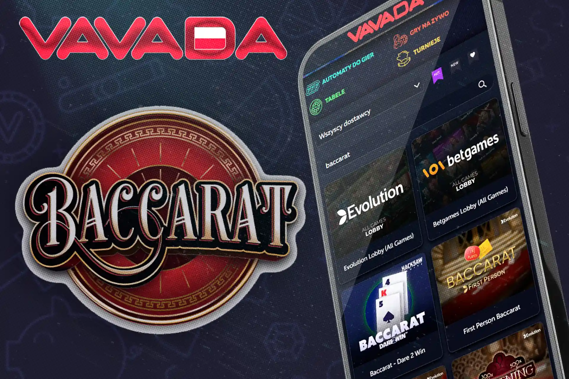 Wiele opcji gry w bakarat w naszym kasynie